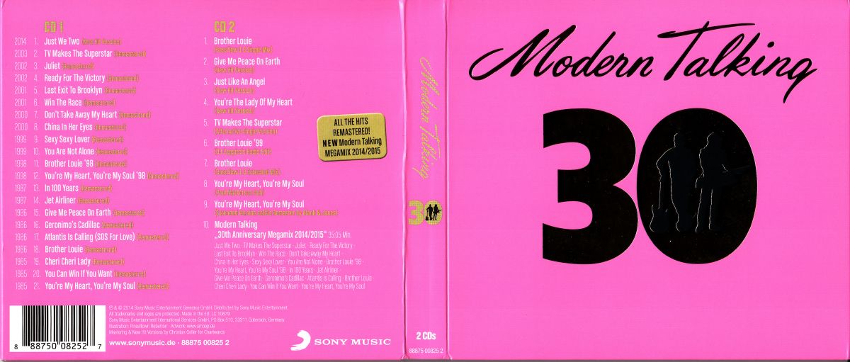 Singles flac. Modern talking - Juliet (2002). Диск n=Modern talking. Modern talking 30. Modern talking надпись.